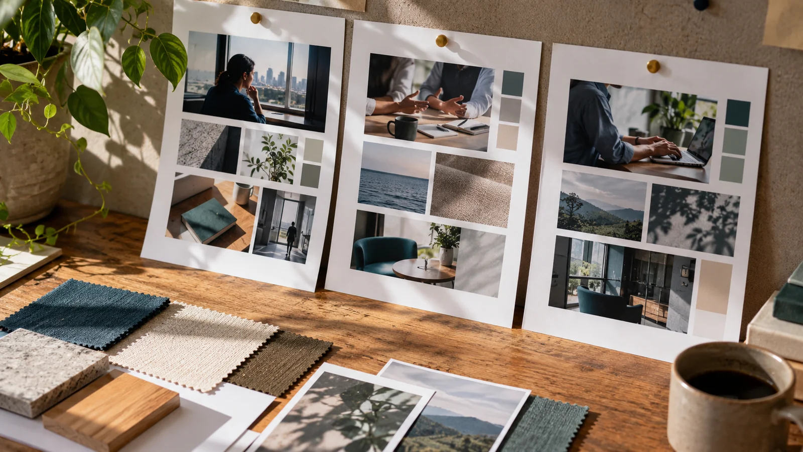 KI-generiertes redaktionelles Motiv zum Thema „B2B-Creative-Portfolios: Botschaften statt bloßer Bildvarianten testen“.