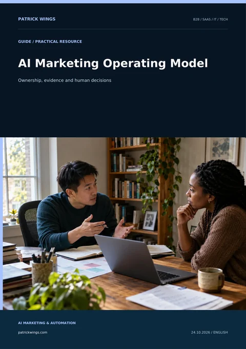 AI Marketing Operating Model Book cover: AI Marketing Operating Model