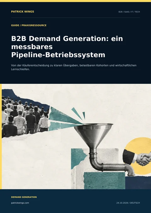 B2B Demand Generation: ein messbares Pipeline-Betriebssystem Buchcover: B2B Demand Generation: ein messbares Pipeline-Betriebssystem