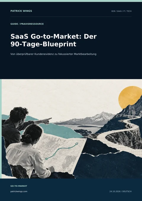 SaaS Go-to-Market: Der 90-Tage-Blueprint Buchcover: SaaS Go-to-Market: Der 90-Tage-Blueprint