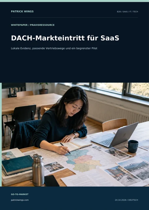 DACH-Markteintritt für SaaS Buchcover: DACH-Markteintritt für SaaS