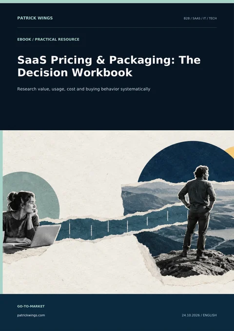 SaaS Pricing & Packaging: The Decision Workbook Book cover: SaaS Pricing & Packaging: The Decision Workbook
