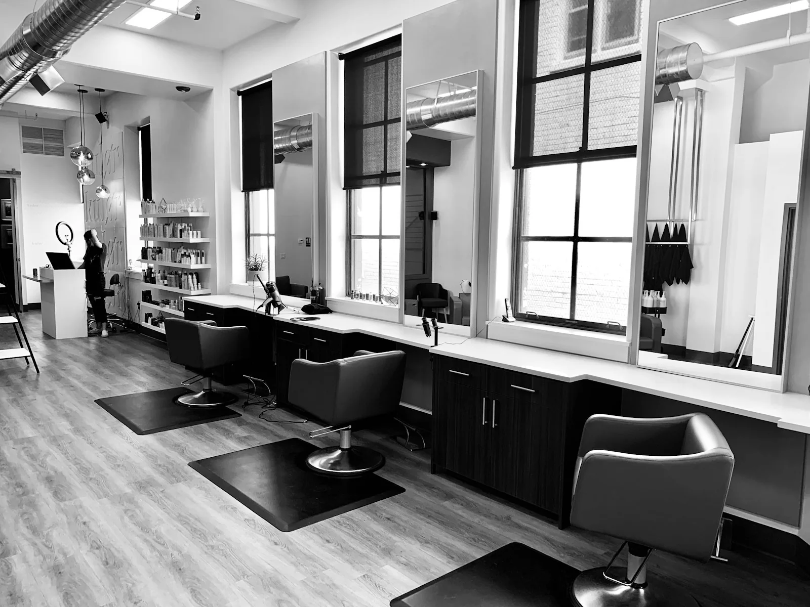 Illustratives Stockmotiv: Friseur & Beauty